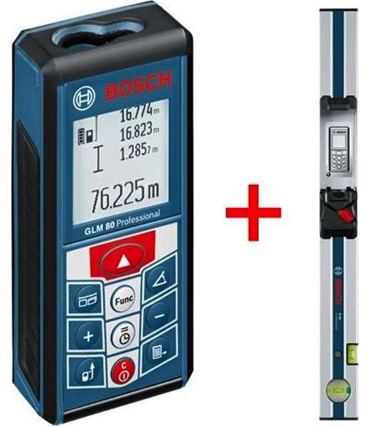 Bosch Laser Rangefinder With Inclinometer Function 80M GLM80+R60
